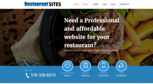 sarnia restaurant web design